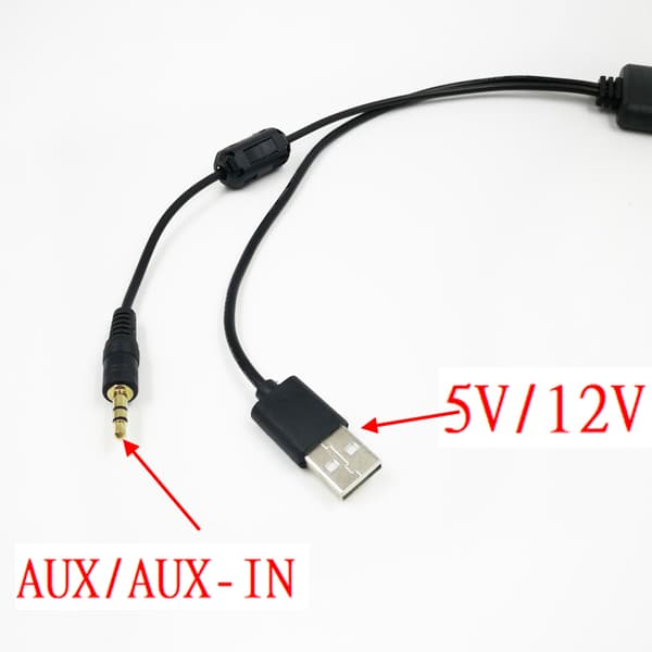 Bluetooth 5.0 Lydsender med 3,5 mm AUX & USB-port for bil [JUN]