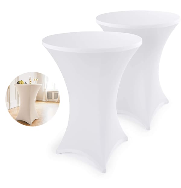 2-pack Stretch Bordsöverdrag för Metallbord - Stilrena & Hållbara [JUN]