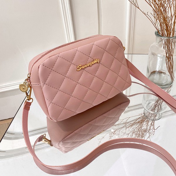 Mode Casual Crossbody-väskor för damer Lyxiga tofs Pink