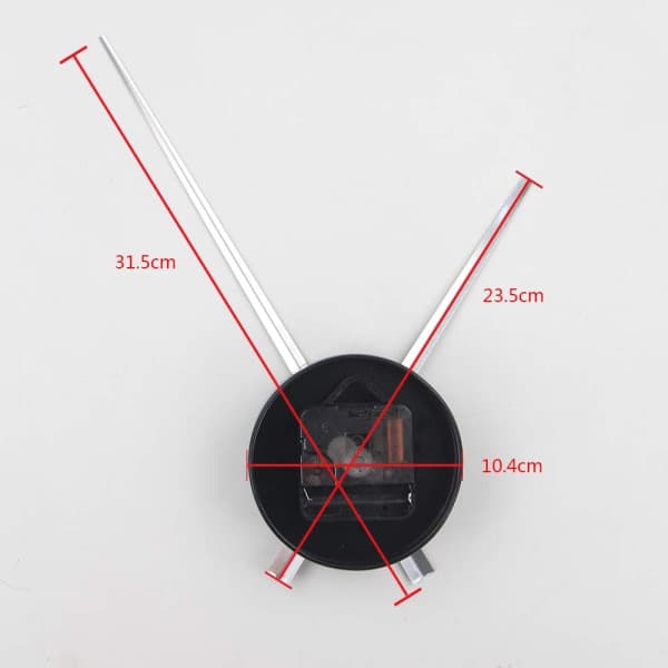 DIY 3D Urvisersæt til Quartz Vægurmekanisme Boligindretning[JUN]