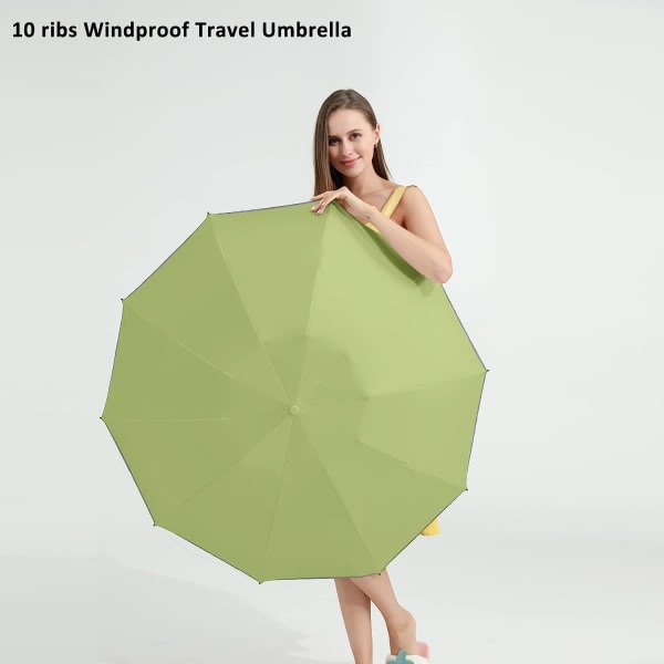 UV-paraplyskydd Solkompakt Vindtät omvänd paraply för regnautomatisk hopfällbar inverterad bilreseparaply Portabel för kvinnor och män Aut