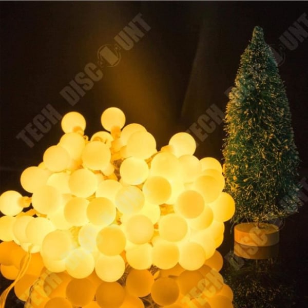 TD? batteridrivna LED Fairy Lights - 80 lampor - Varmvita -