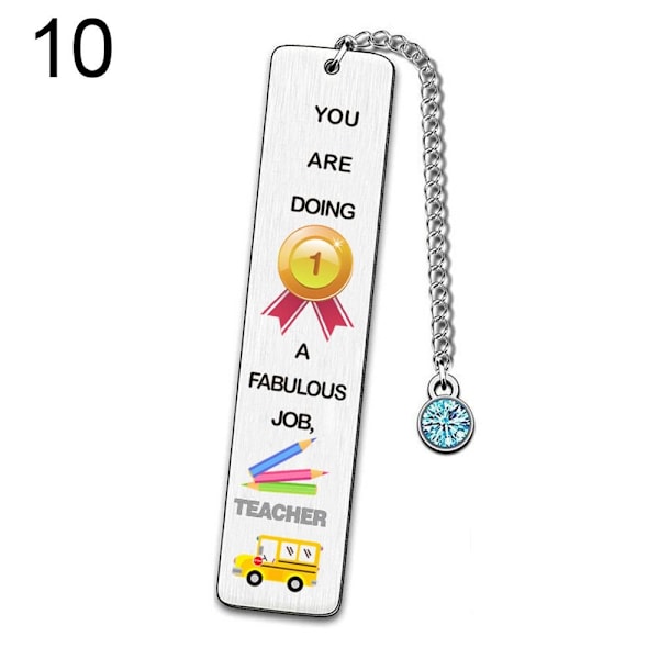 Ruostumattomasta teräksestä valmistetut kirjanmerkit kirjatuki 10 10[ch] 10 10