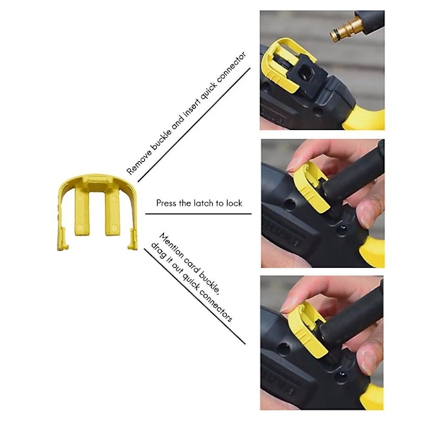 2 Karcher K2 K3 K7 Højtryksrenser Trigger & Slange C-Clamp