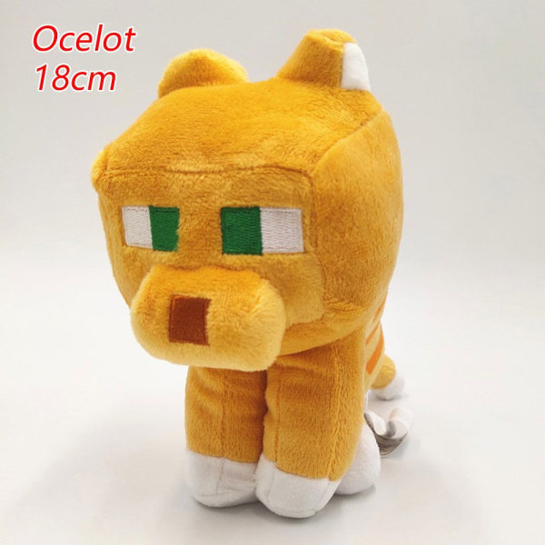 Minecraft-leksaker Speldocka OCELOT-18CM OCELOT-18CM Ocelot-18cm