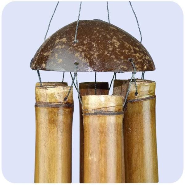 Bambu-tuulikello, hyvä ääni, koristeellinen puutarhaan ja