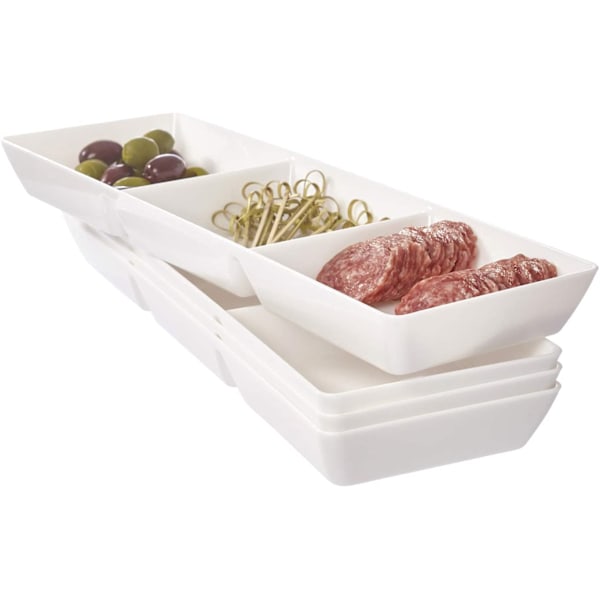 Keramisk Delt Skål, Kald Snack Skål, Tørket Fruktfat, Kantonesisk Stil Liten Skål