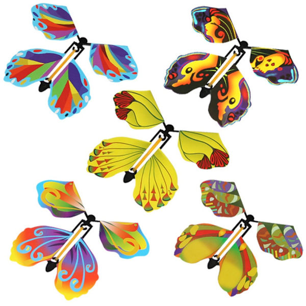 10 stk Magic Flying Butterfly Butterfly Card 3 3 3 3