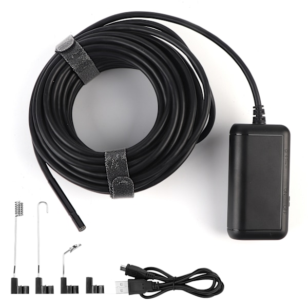 0,2 tum 5MP IP67 6 LED WiFi Endoskop Borrskop Inspektionskamera för iOS/Android Smartphones 10m/32,8ft Kabel