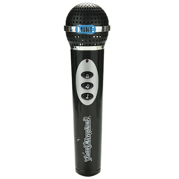 1 stk Mikrofonleketøy Mic Karaoke Syngende Musikleketøy Ny stil svart black One Size