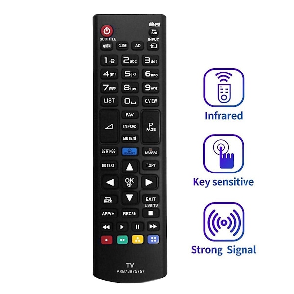 AKB73975757 Fjärrkontroll för LG TV LB57 LB58 LB61 Serien 50LB580V-ZB 42LB580V- 39LB580V- 47LB570V- 50LB610V-ZU
