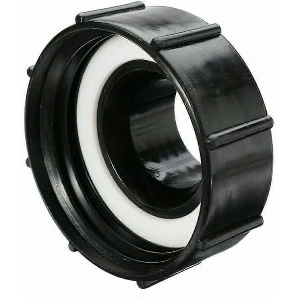 IBC Adapter DN80 til regnvandstanke, groft gevind til DN50 reduktion_yux