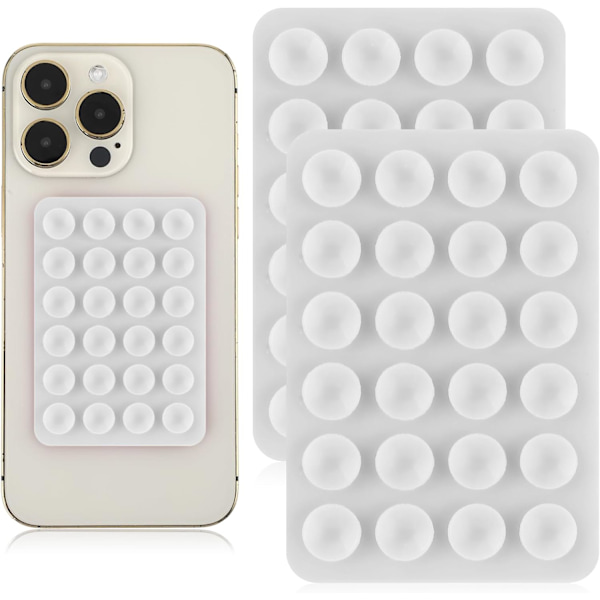 2-pack Silikon Sugpropp Telefonfäste, Handsfree-hållare[JUN]