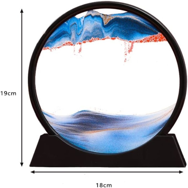 Mobil timglaskonst 3D Naturlandskap Mobil sandmålning