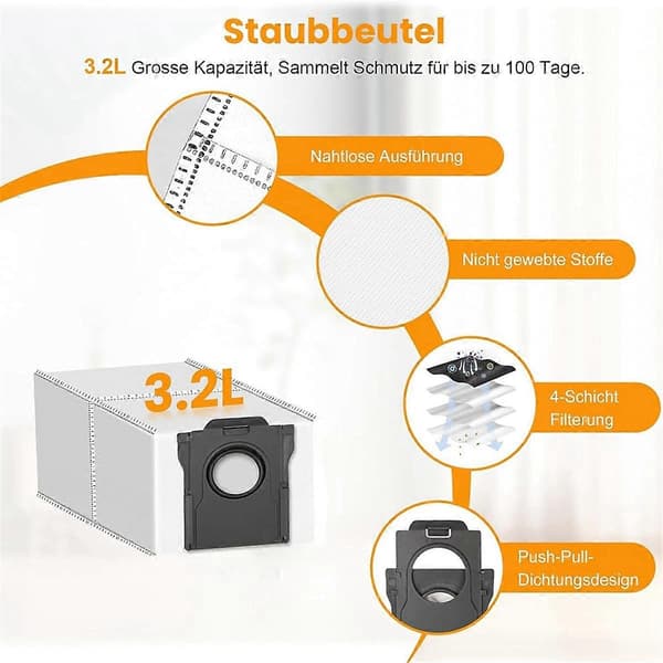 Dreame X40 & L40 Robotdammsugardelar: Sidoborstar & Moppdynor[JUN]