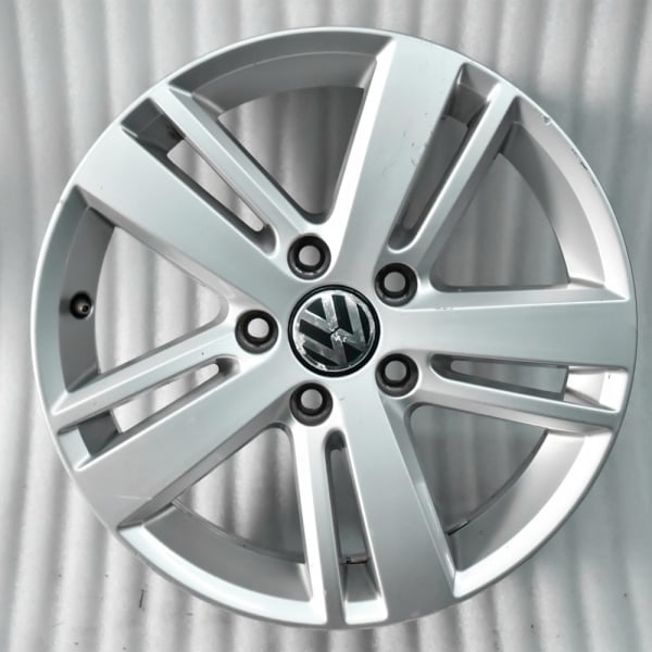 Sæt med 4 VW hjulkapsler, sølv [JUN] 65 mm