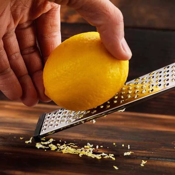 Citrus Zester Rivejern i Rustfrit Stål til Citron og Ost [JUN]