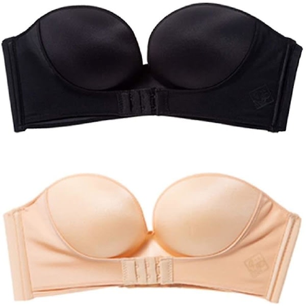 2 kpl Dam Contour Coverage Strapless BH