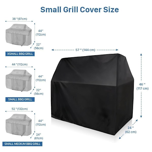 Barbecue BBQ Cover Heavy Duty Vanntett Grillbeskyttelse