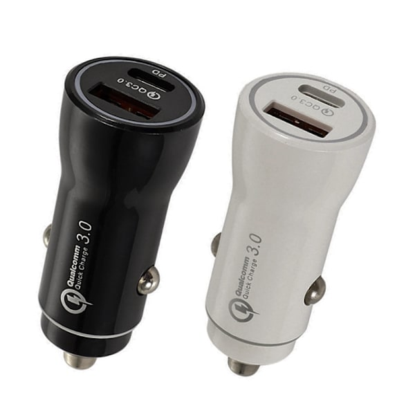 Hurtig biloplader til iPhone 17-serien - USB- og USB-C-kompatibel[JUN]