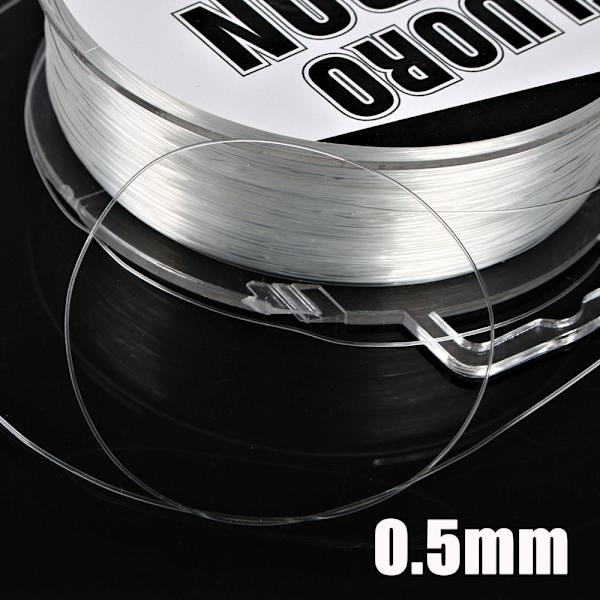 300M Fluorocarbon Fiskeline Stærk Wire DIA-0.5MM Dia.-0.5mm