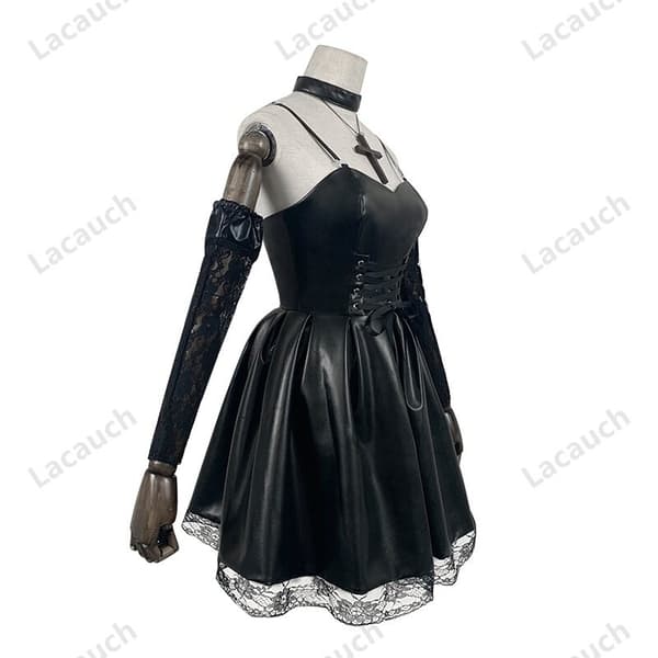 Death Note Misa Amane Anime Cosplay Kostyme & Uniformsett [JUN] Costume+Wig L