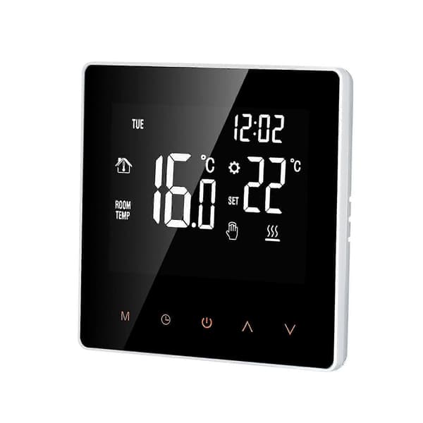 Wi-Fi Smart Termostat med LCD-pekskärm & Veckovis Programmering[JUN]
