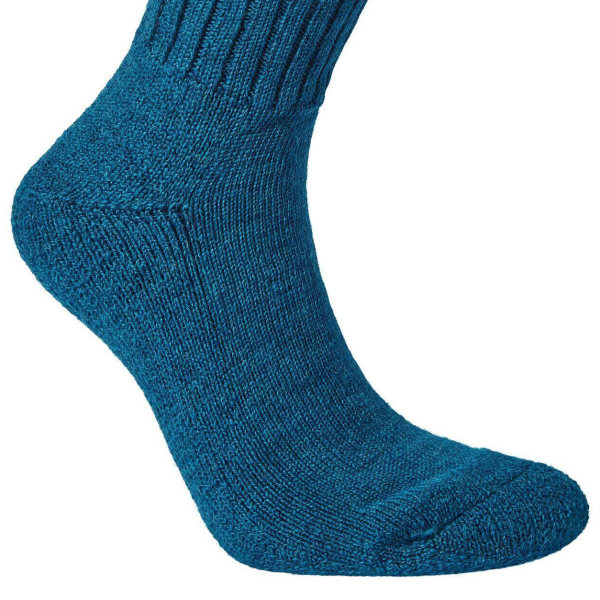 Craghoppers Herr Wool Hiker Socks 9-12 UK Poseidon Blue Marl Pos