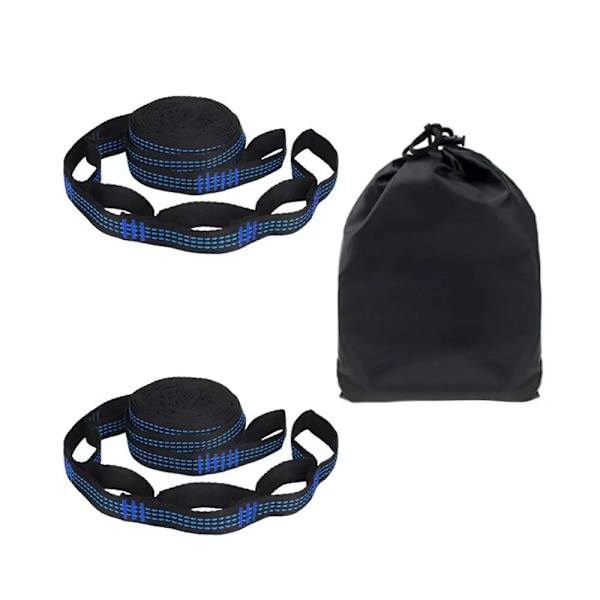 2 stycken/set hängmatta för utomhusbruk blue