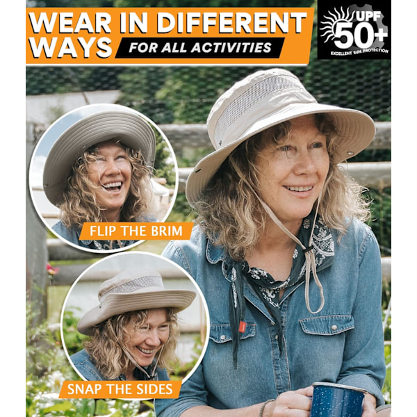 Bucket Hats för Män - Solhattar för Män - Fiskehatt och Sum, ZQKLA