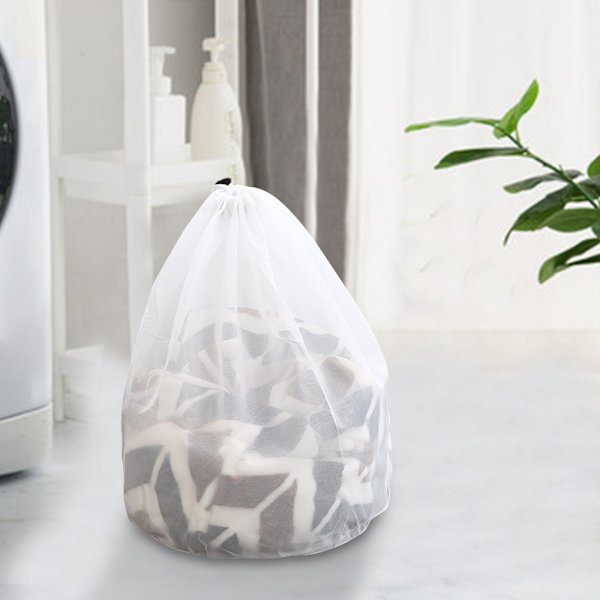 Mesh Tvättpåse Reseförvaringsväska Tyg Tvättpåse 30*40cm Grovt Nät Coarse net