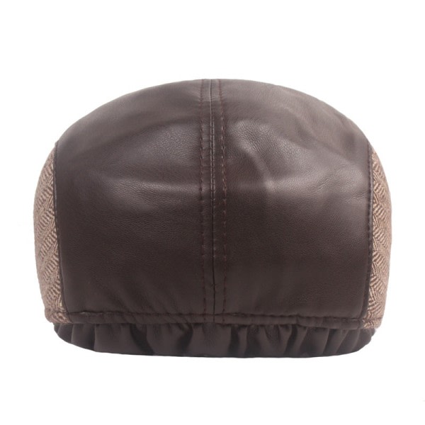 Newsboy Beret Ivy Cap Cabbie Flat Cap Justerbar Herre Åndbar