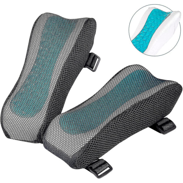 Ergonomiska Armstödsdynor för Kontorsstol, Armbågsstöd Kudde för Dator, Spel och Skrivbordsstolar