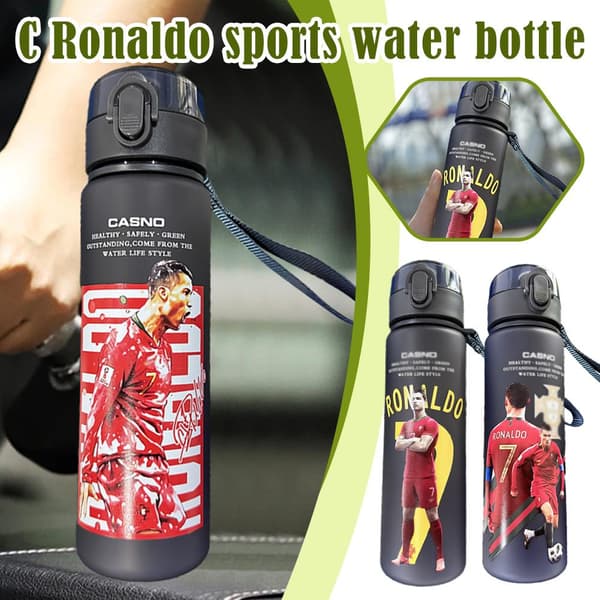 Ronaldo Proteiini Sheikkeri Pullo - BPA-vapaa Urheiluvesipullo V4j[JUN] B 560ml