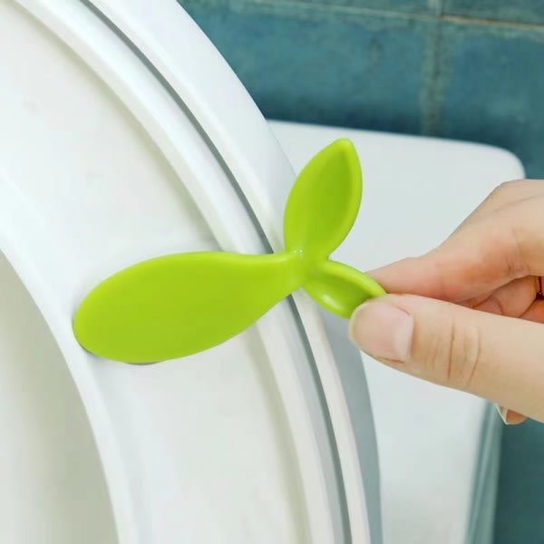 Grøn blad toilet toiletsæde løfter toiletsæde rent håndtag
