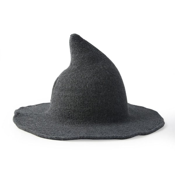 Halloween Häxhatt Fårull Gray