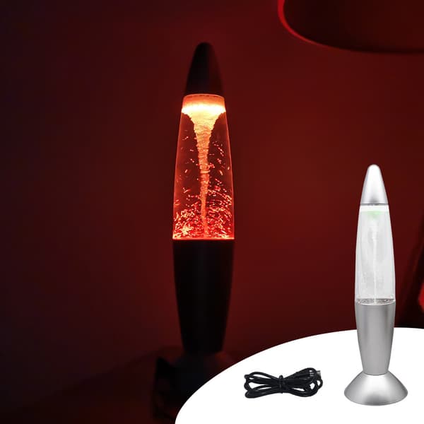 Tornado LED-lamppu - Väriä vaihtava - Laavalamppu - 37 cm monivärinen