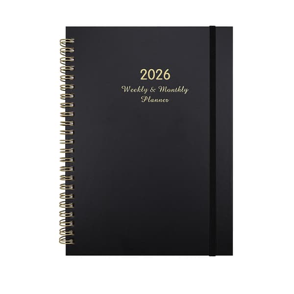 2026 Planlægger med månedlige mål, To-Do lister & vane tracker