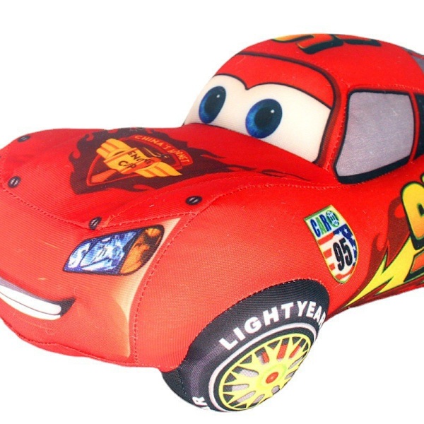 Pixar Bilar Barnleksaker Blixten McQueen Plyschleksaker Söta Tecknade Bilar[ch] 25cm