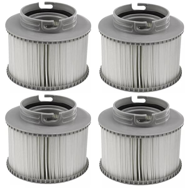 poolfilter kompatibelt med MSPA oppustelig pool FD2089, 4-pak - Perfet