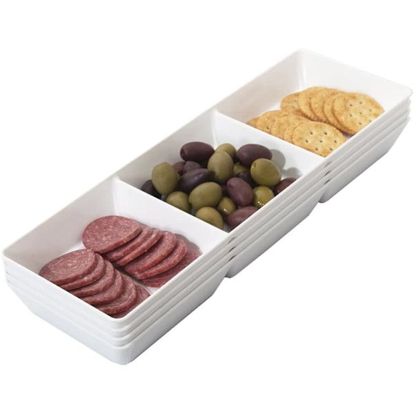 Keramisk Delt Skål, Kald Snack Skål, Tørket Fruktfat, Kantonesisk Stil Liten Skål