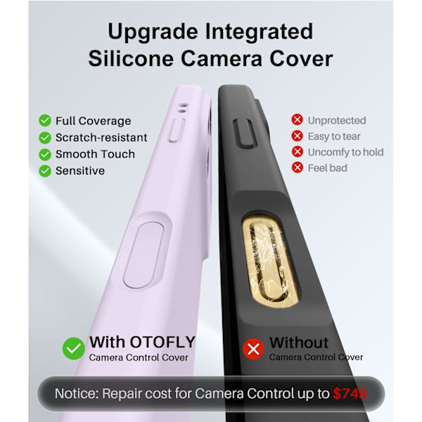 Magsafe-skal för iPhone 17 Pro Max, flytande silikonskal med mikrofiberfoder [JUN] iPhone 17 Pro Max Mauve nuage