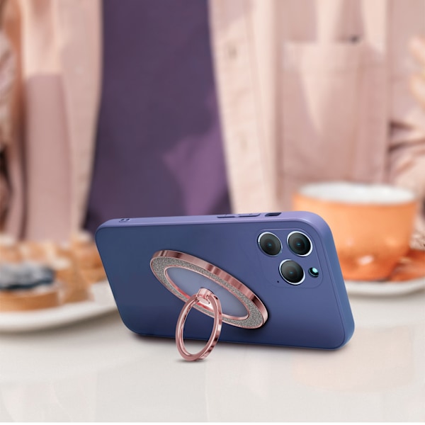 Magneettinen puhelinrengaspidike MagSafe-laitteille, magneettinen puhelinote iPhone-puhelimille, yhteensopiva iPhone MagSafe -langattoman latauksen kanssa. (Kulta)