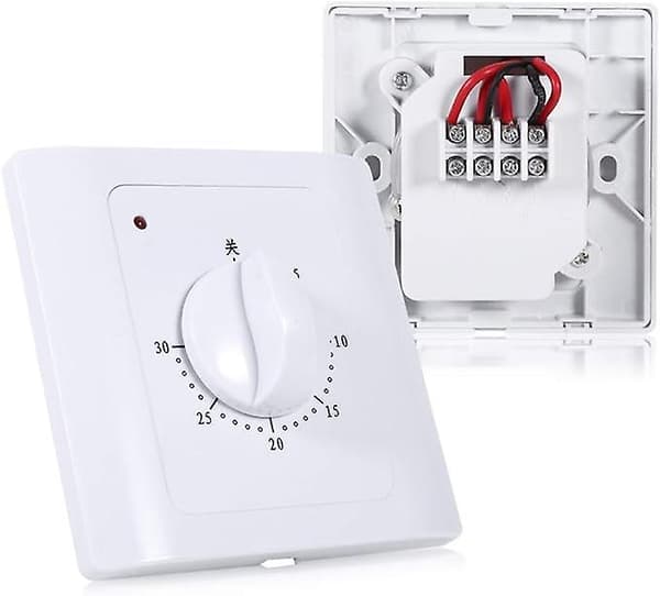 220V 10A Digital timer med 30 minutters nedtælling - Kompatibel med MAGT[JUN]