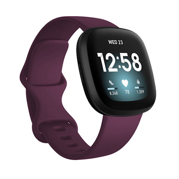 Färgglatt armband handledsrem för Fitbit Versa 3 watch Mjukt band Correa för Fitbit Sense Versa3 klockband Tillbehör Gul Yellow S