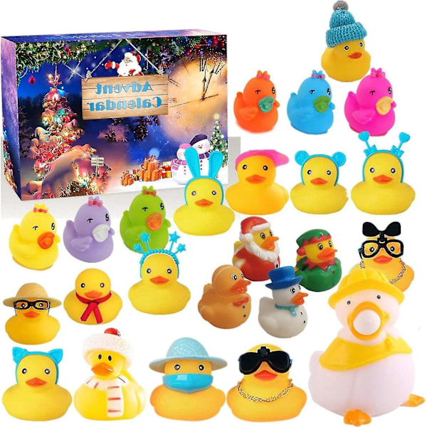 Gummi And Advent 2023, Advent 2023 Børn, Advent And Bade Til 05(24 ducks)
