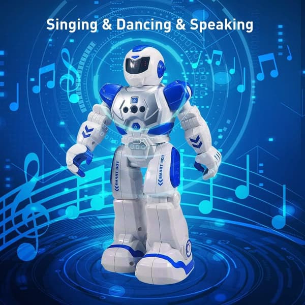 Gestkontroll Smart Robot Leke for Barn, Programmerbar Dansende RC Robot Kit[JUN]