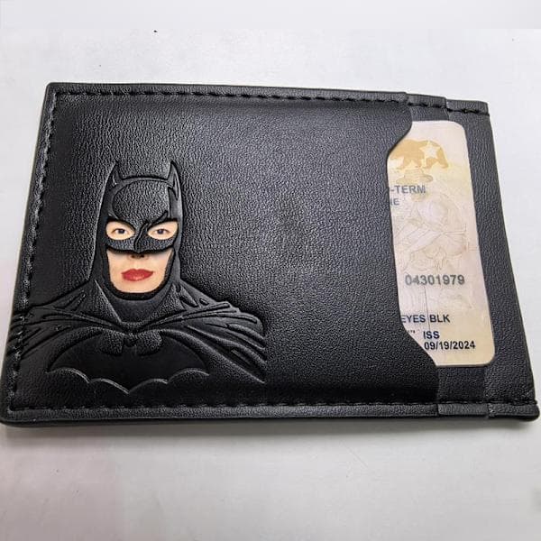 Batman læderpung med kortholder [JUN]