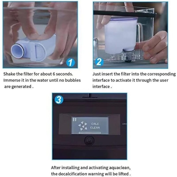 Philips Saeco AquaClean Vattenfilter 4-pack - Kompatibelt med Philips Kaffemaskiner[JUN]