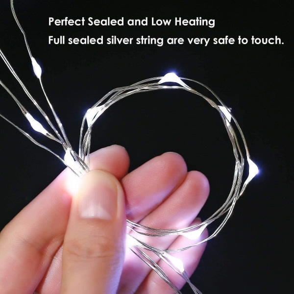 [paket med 12] Brizlabs batteridrivna Fairy Lights, 2m 20 LED S
